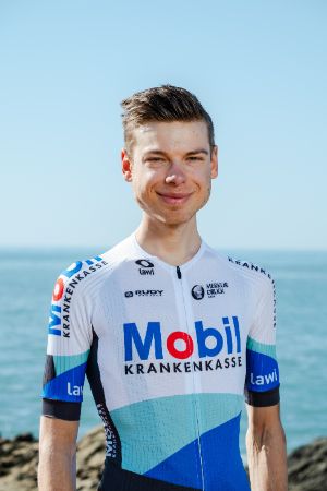 Mobil Krankenkasse Cycling Team - Porträt Benedikt Ueberholz 2024.